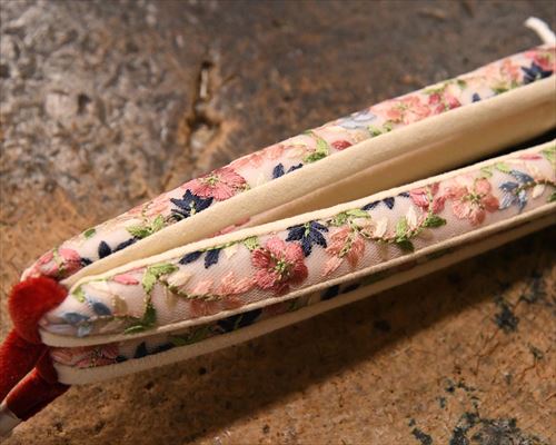 リボン刺繍花緒