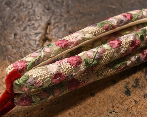リボン刺繍花緒