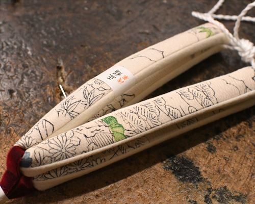 ちりめん紅型福林花緒