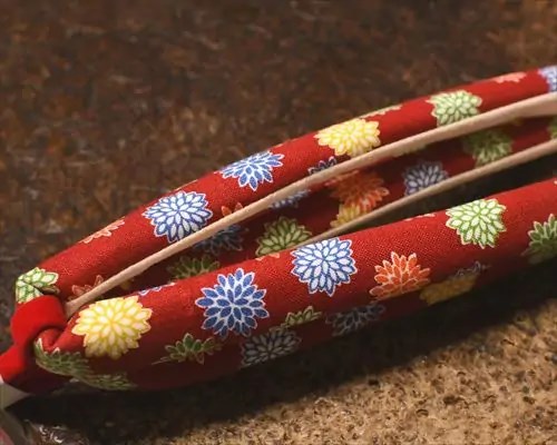 菊柄花緒（赤）