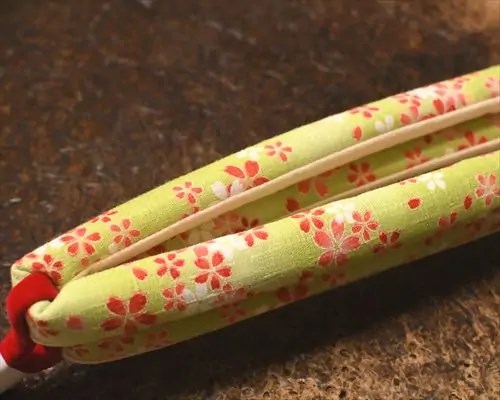 桜柄花緒（緑）