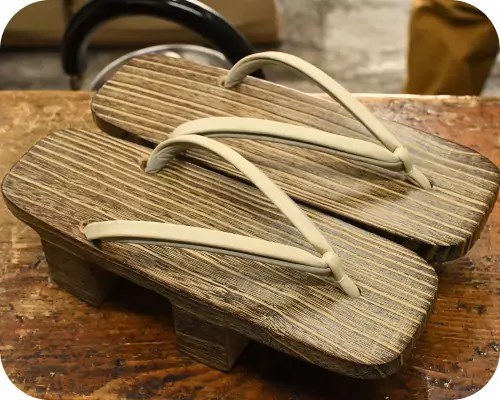 焼き砥の粉磨き芳町に極細タピール二石花緒
