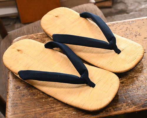 幅狭南部表雪駄に毛切らず花緒