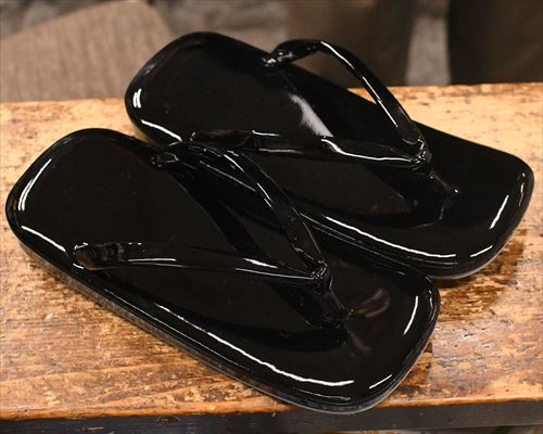 男物エナメル草履