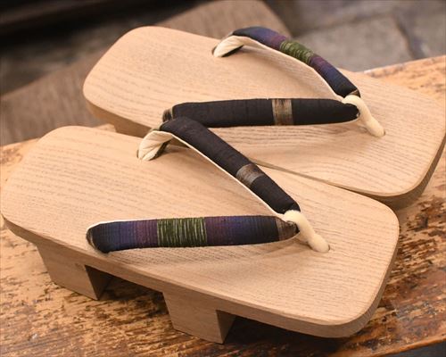 夏色大下方に琉球絣花緒