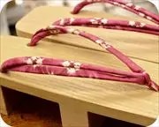 幅狭芳町に絞り二石花緒　花緒