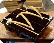 胡麻竹ライン張り溜め色真角にタピール高原花緒
