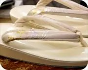 １寸一枚芯草履に合皮福林花緒　花緒