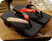 三色塗り相三味に特注花緒