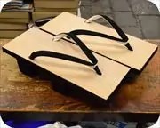お客様特製パール下駄　前壷