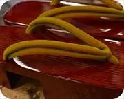 糸春相千両に玉虫色二石花緒　花緒