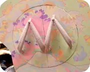 いのはまゆみさん作下駄　前壷