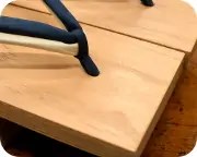 真角にタピール二石花緒　前壷