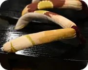 捌き相千両に花柄花緒　花緒