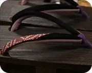 焼き芳町に二石江戸褄花緒　花緒