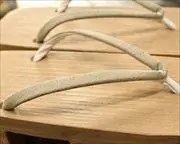 夏色大下方に瓢箪柄印伝花緒　花緒