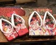 花絵・夫婦下駄