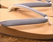 舟形に会津木綿花緒　花緒