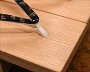 真角に菖蒲柄印伝江戸褄花緒　前壷