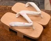 子日光に貝殻柄花緒