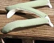 焼き砥の粉芳町に阿波しじら織花緒　花緒