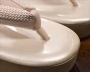 EVA草履に組紐福林花緒　前壷