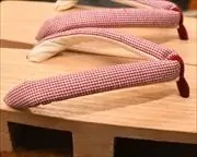 相三味に阿波しじら織花緒　花緒