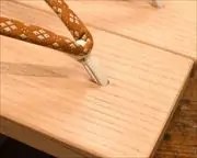 真角に武田菱柄印伝花緒　前壷