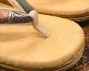 南部表草履に錦織福林花緒　前壷