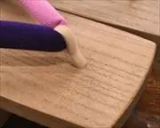 焼き入れ柄入り大三味にちりめん水引花緒　前壷