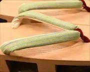 芳町に遠州綿紬花緒　花緒