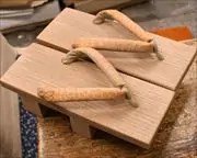 夏色のお揃い下駄　前壷