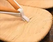 南部表雪駄にタピール二石花緒　前壷