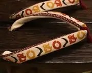 焼き相千両にかまわぬ柄花緒　花緒