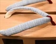相三味に阿波しじら織花緒　花緒
