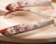 ３分３枚本革草履にぼかし花柄刺繍花緒　花緒