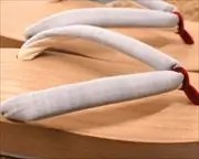 舟形に会津木綿花緒　花緒