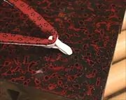 紋紗塗真角に小桜柄印伝江戸褄花緒　前壷