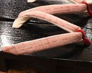 捌き相三味に遠州綿紬花緒　花緒