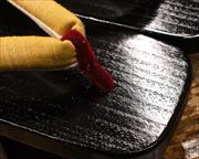 捌き芳町に会津木綿花緒　前壷