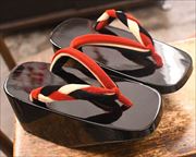 ぽっくりに編み三石花緒