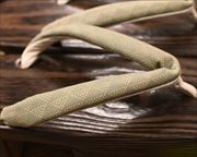焼き相千両に鱗柄印伝花緒　花緒