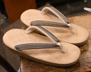 ケンマ草草履にホースヘアー花緒