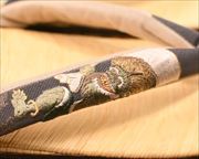 本南部表雪駄に風神雷神刺?花緒　花緒