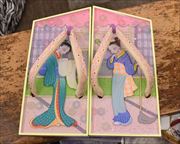 猪羽まゆみさん作下駄　前壷