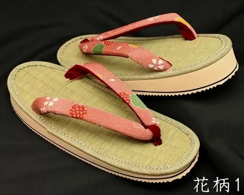 柄花緒・い草表軽装草履