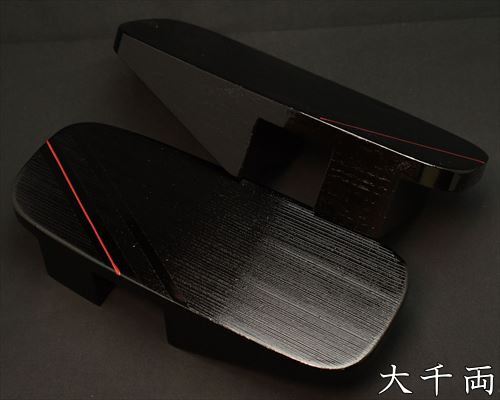 大千両下駄　クシ目・斜め