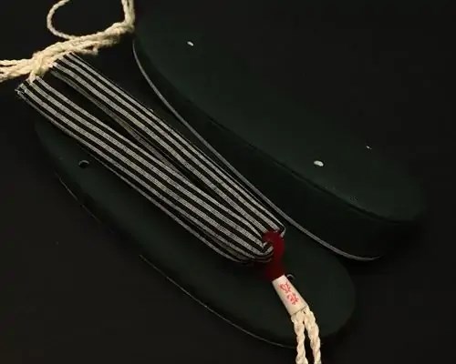 帆布草履に会津木綿花緒・赤ツボ