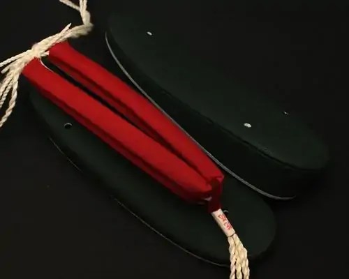 帆布草履に会津木綿花緒・赤ツボ