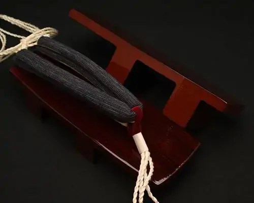 相三味・糸春雨に亀田縞縮花緒